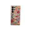Чехол-подставка с магнитом и блестками для Samsung S25 Ultra/S23 FE - Дизайн Осенние и Зимние Цветы