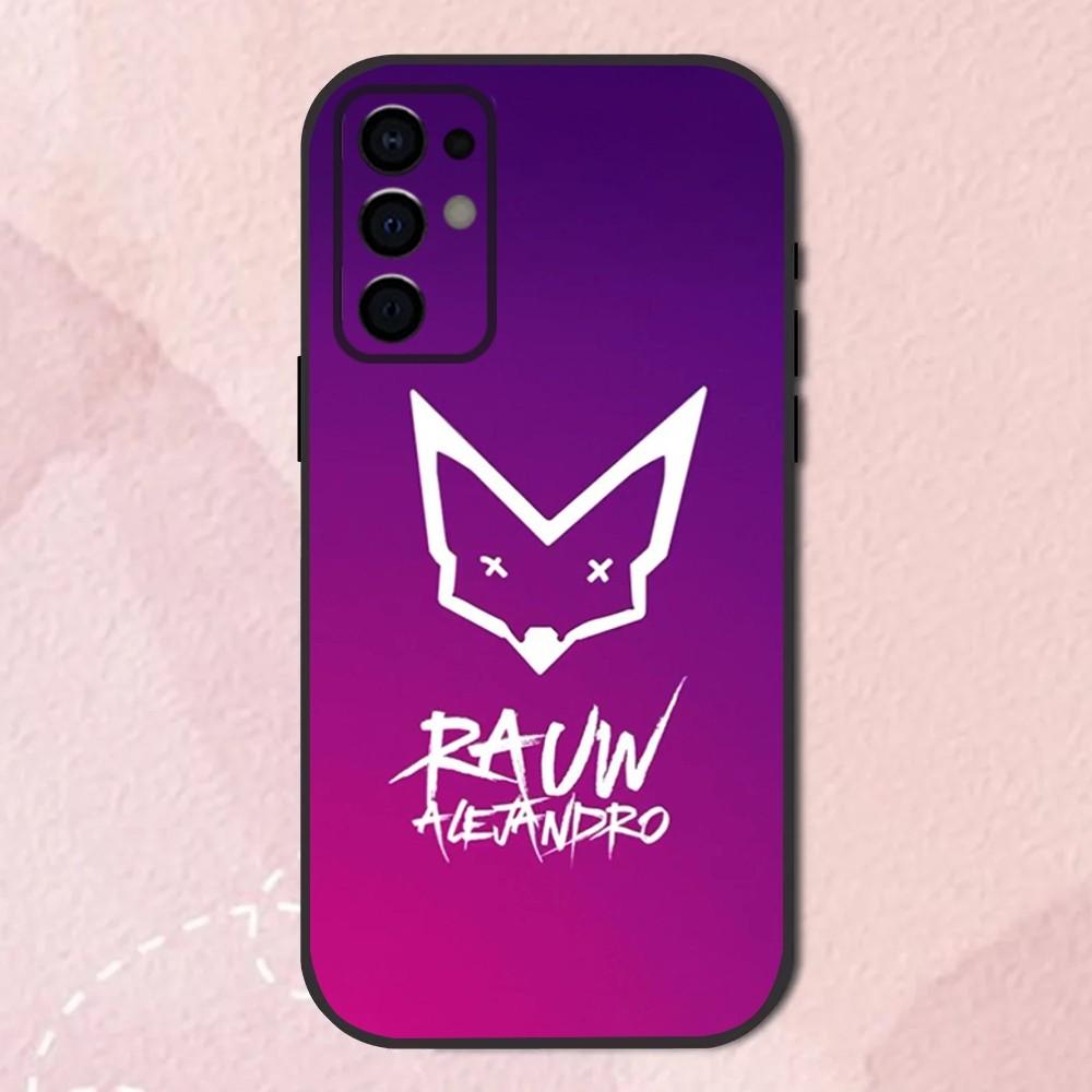 Чехол для телефона R-Rauw Alejandro Rapper для Samsung S24,S21,S22,S23,S30,Ultra,S20,Plus,Fe,Lite,Note,10,9,5G Черный Мягкий