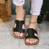 Women Anti-slip Slippers Summer Women Slip On Beach Shoes Casual Sandals Beach Fashion Slippers