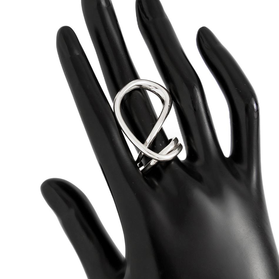 Стильный металлический глянцевый открытый браслет с преувеличенным дизайном в виде капли воды для женщин