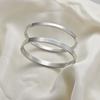 Steel Decoration Minority Design Women Bracelets Couple Bangles Cuff Bangles Simple Pulseras