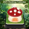 3D Desk Calendar Creative Calendar Memo Pad with LED Light Tear-Away 3D Art Calendar for Home Office Desktop Decoration Gift