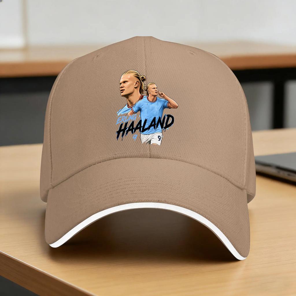 Summer Casual Baseball Cap Haaland Number Tennis Skate Hip Hop Hats For Women Unisex Wholesale Vintage Baseball Caps