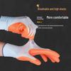 Anti-Slip Nitrile Work Gloves - Durable, Wear-Resistant Construction Safety Gear