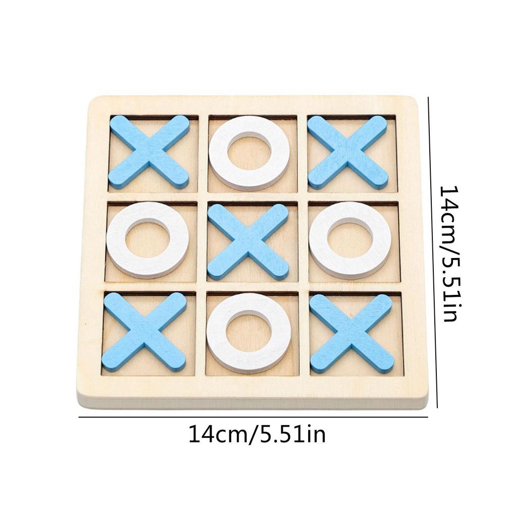 Xo Board Game Wooden Board Toy Parent-child Interaction Children's Game Development Intelligence Puzzle Desktop Toy Chess Gifts
