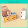 Деревянная Имитация Мини Спальни Кухни Гостиной Детский Набор Сцен Игрушек Для Творческих Детей Ролевые Игры И Взаимодействие Родителей И Детей