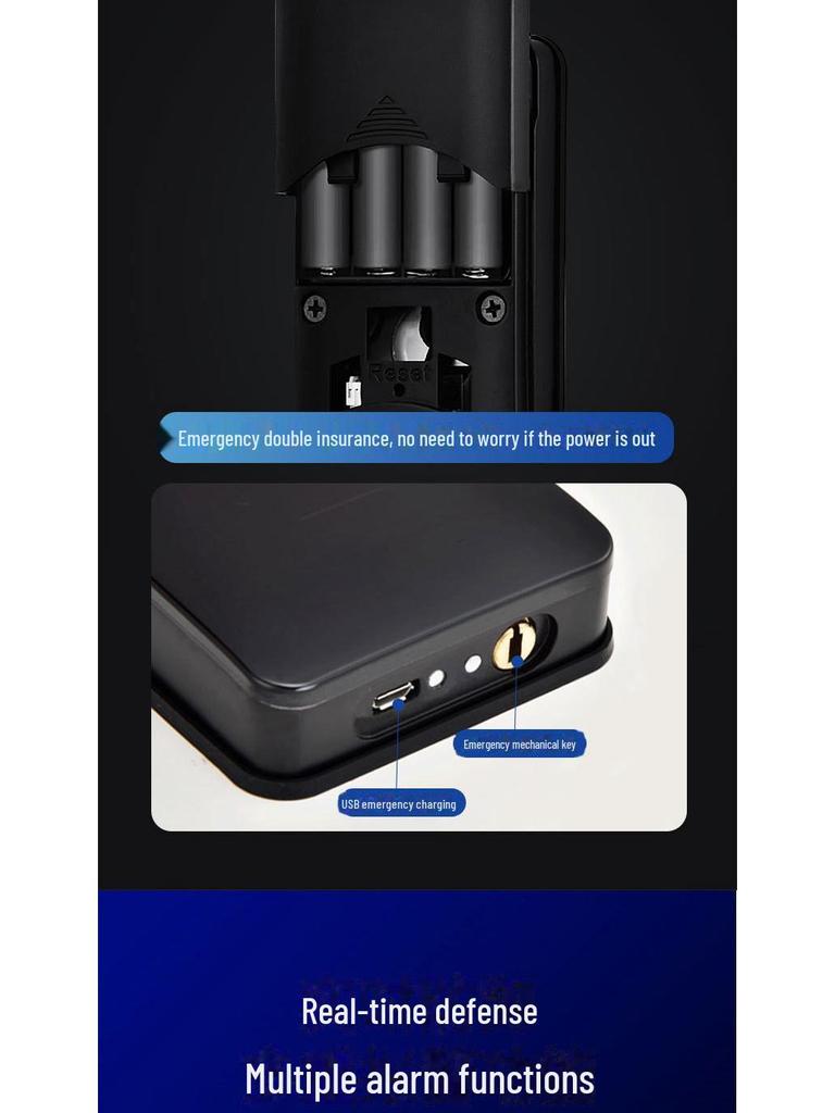 Американский интеллектуальный дверной замок со сканером отпечатков пальцев для комнат, офисов, квартир и отелей с шаровой ручкой и клавиатурой