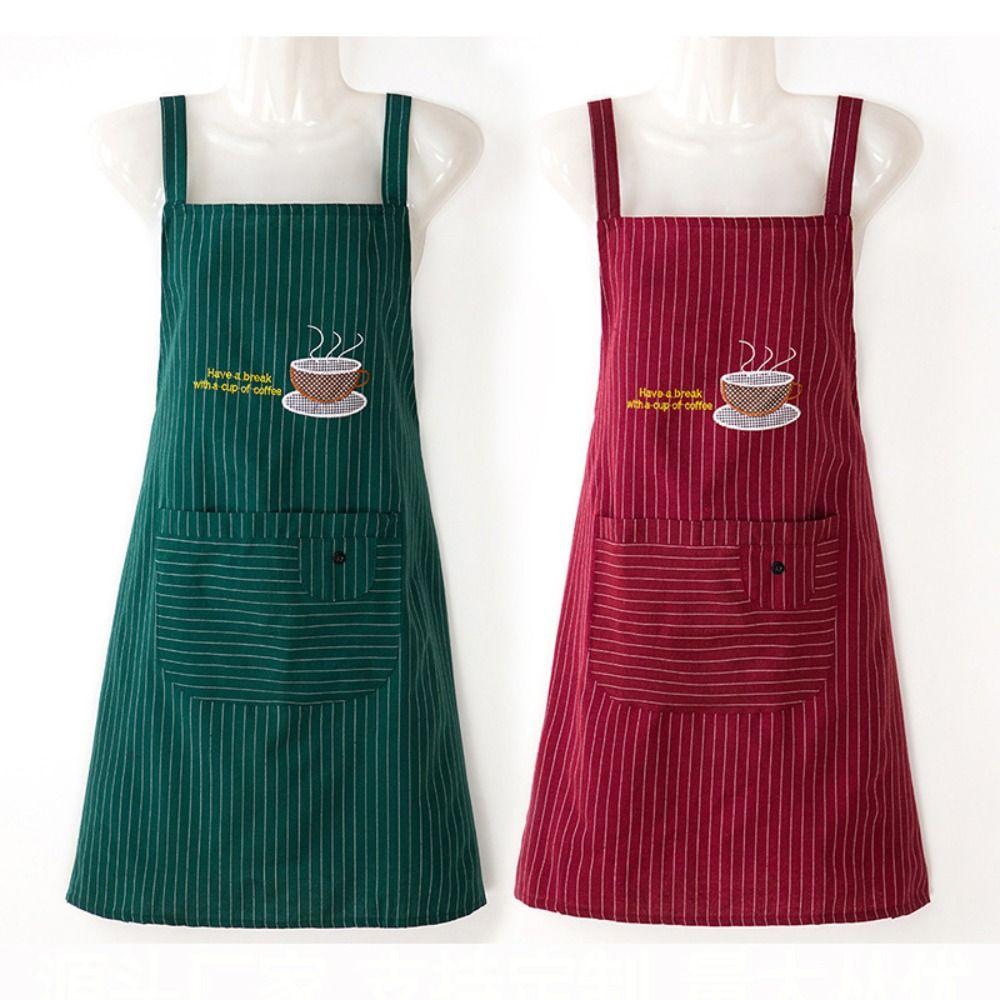 Cotton Kitchen  Aprons Sleeveless Work Uniform Fashionable Women Overall Apron