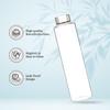 Borosilicate Glass Fridge Bottle with Leak Proof Stainless Steel Cap | 1000 Ml