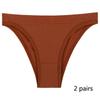 Sports Girls Underwear Thong Women Seamless Sexy Fitness Sports T-word Panties Cotton File Girls Solid Color Mid-waist Large Size T Pants