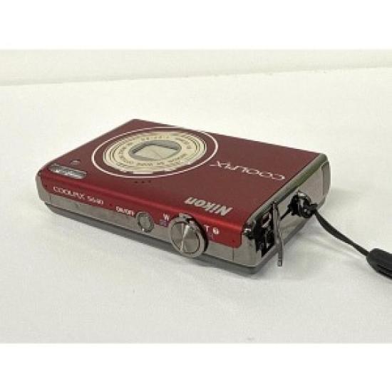 Подержанная цифровая камера Nikon COOLPIX S640 | 12.2 МП Компактная камера типа «наведи и снимай» | Основной красный | 5-кратный оптический зум | Быстрый запуск и автофокус