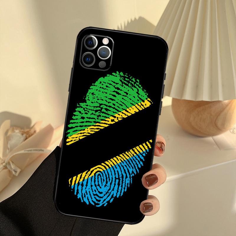 Tanzania National Flag Phone Case For iPhone 15 14 13 12 11 16 17 Pro Max 13 mini 15 16 Plus 16e 17 Air Cover Funda