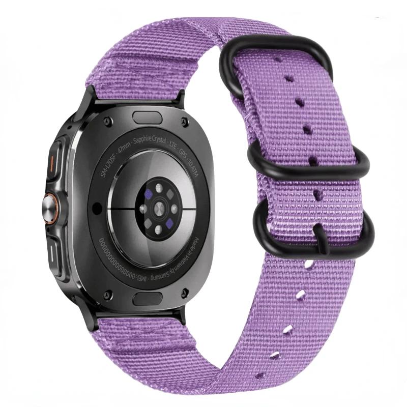 Нейлоновый Ремешок Для Samsung Galaxy Watch 8 44мм 40мм/8 classic 46мм/Ultra 47мм Мягкий Удобный Сменный Браслет Наручный