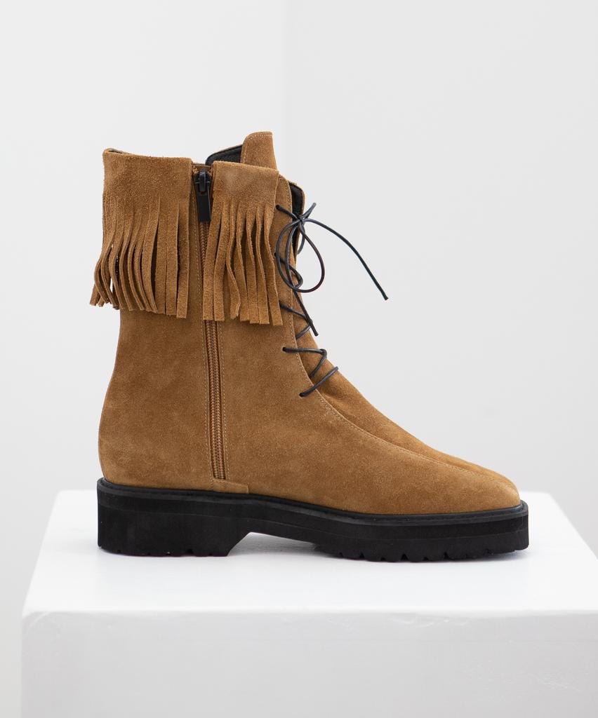 Twvp Boheme Fringe Ankle Boots 22F08Ca Boheme Fringe Ankle Boots