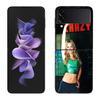 Чехол для телефона певицы Бритни Спирс Для Samsung Z Flip 7 6 5G Galaxy Z Flip 5 4 3 Черный Жесткий Чехол для Телефона Роскошный ПК Корпус Coque