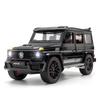 1/18 Scale Benz G800 Off-Road Vehicle SUV Alloy Diecast Model Car Collection Sound & Light Sprayable Gifts for Kids Boyfriend