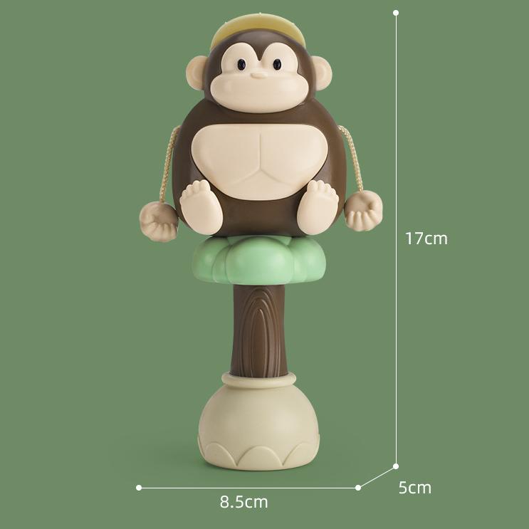 Новая погремушка-грызунок Gorilla для младенцев 0-1 года, легко хватать, барабан-шейкер