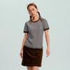 Champion Women's Retro Striped Slim-Fit Embroidered T-Shirt
