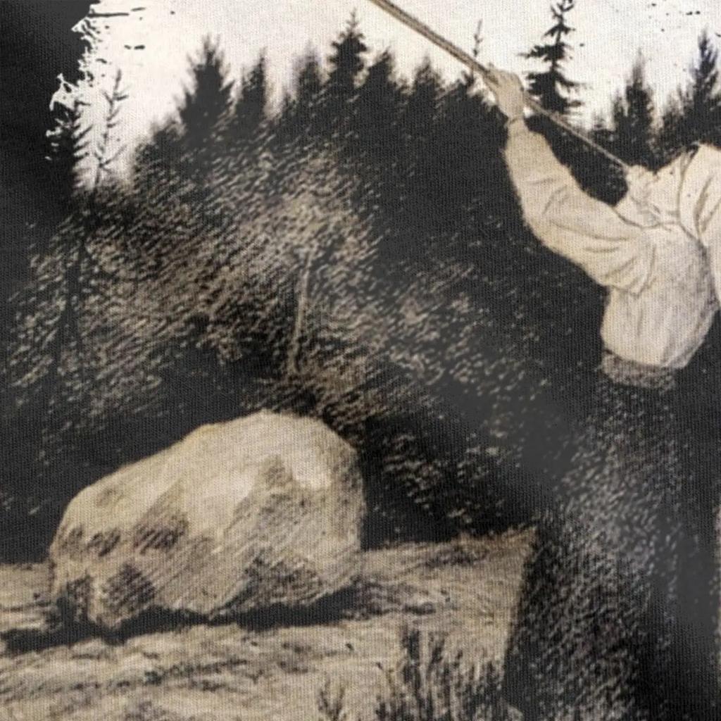 Футболка Burzum Blow The Trumpet, мужская хлопковая футболка, потрясающая футболка с круглым вырезом, футболки с коротким рукавом, летняя одежда