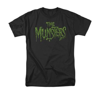 Футболка с логотипом сериала «Семейка Аддамс» (Munsters Distress Logo) Размеры S-4XL НОВАЯ