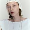 Шляпа-боннет NORMOR с сетчатым ремешком, цвет слоновой кости