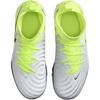 Nike Jr. Phantom Luna 2 Academy Comfortable Shock Absorbing Durable Mid-Top Kids Soccer Shoes Kids Soccer Shoes White Green FJ2610-003