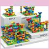 Набор строительных блоков «Мраморная гоночная трасса» из АБС-пластика для детей, DIY, веселая развивающая игрушка
