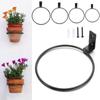 Metal Planter Pot Stand Wall Mounting Planters Rack Durable Flower Pot Holder Ring  Office