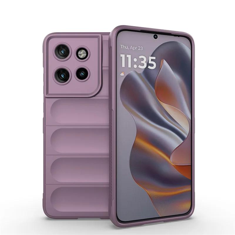 Силиконовый чехол с ощущением мягкой кожи для Motorola Edge 50 Neo Защитная накладка для Moto Edge 50 Pro Fusion Edge 40 Fundas Coque