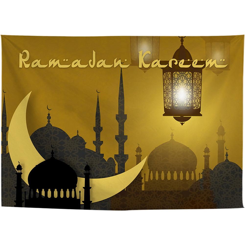 Printing Hanging Tapestry for Ramadan EID MUBARAK Decoration