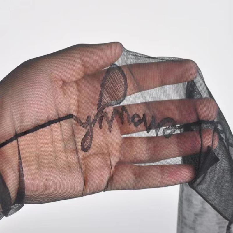 Летние женские сексуальные чулки выше колена со швом сзади, эластичные чулки с надписью LOVE Letters, тонкие высокие полосатые длинные шелковые чулки