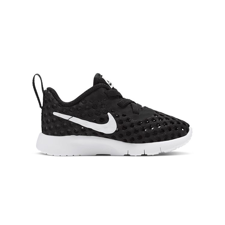Nike Bte Тканые Удобные Нескользящие Амортизирующие Износостойкие Дышащие Низкие Спортивные Повседневные Кроссовки для Малышей Черный Белый CW3180-011