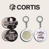 CORTIS Выдвижной значок Зеркало Брелок Шарм Фан-мерч