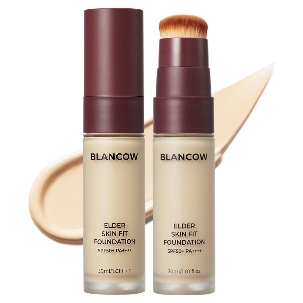 Blancau Elder Skin Fit Foundation 30ml SPF50+ PA++++, Yellow Beige, 2 Pcs.
