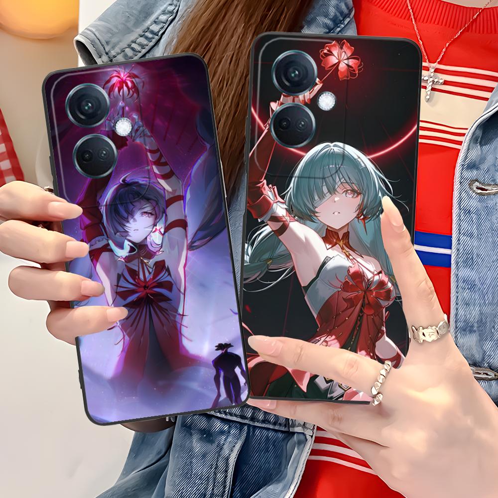 Чехол для телефона Phrolova из игры Wuthering Waves для OPPO Reno 14 13 12 11 10 9 8 7 6 5 F T Pro 5G Цветной печатный чехол для мобильных телефонов Роскошный