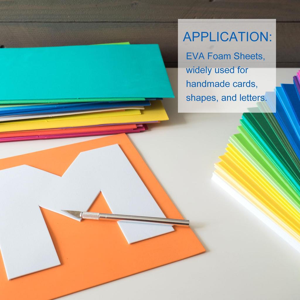 DMiotech 2 шт. 35 см x 100 см x 5 мм, толщина 5 мм, лист пены EVA для творчества и творчества, лист пены для творчества, белый