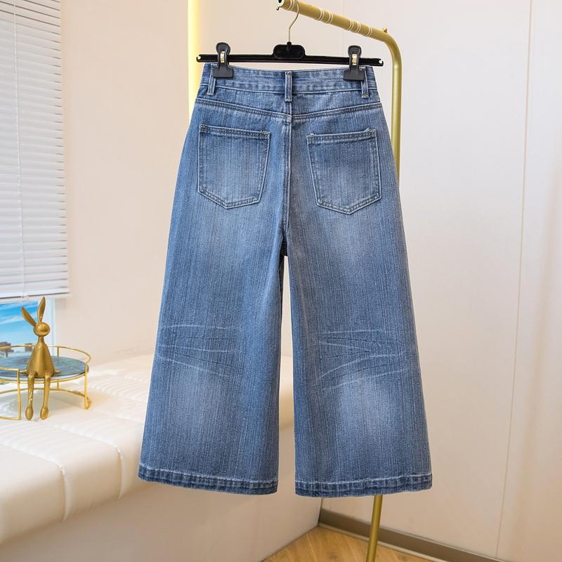 Dimanaf Плюс Размер 2025 Женские Шорты Брюки Летние Свободные Джинсы Короткие Брюки С Высокой Талией Карманы Эластичный Пояс