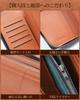Modiko Long Large Carbon Round Clear View Separate Coin Bill Vertical Card Business Men's Wallet, Capacity, Leather, Popular, Zipper, Black, Design,
