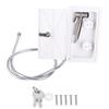 RV Exterior Shower Box Kit Dual Valve Cold Heat Double Control with Metal Hose Spray Head Lock Keys 