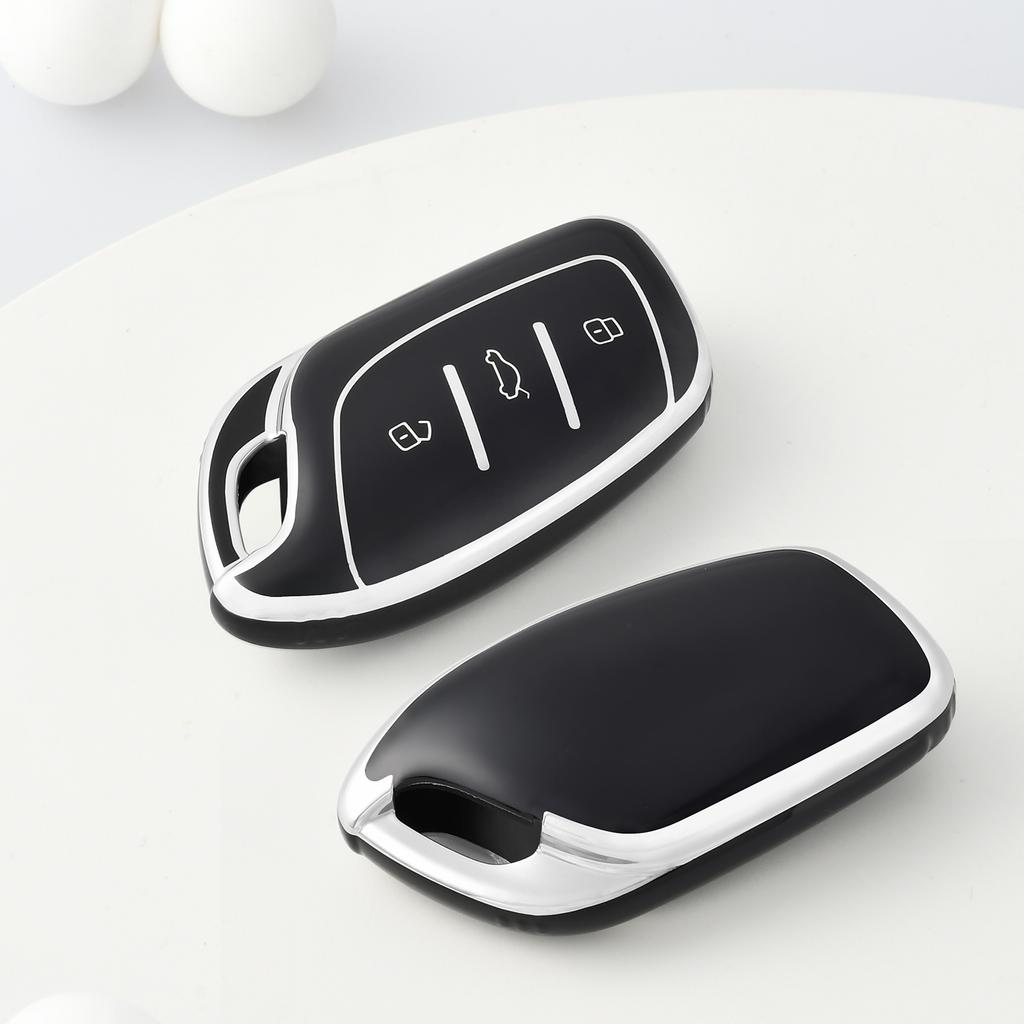 3 Buttons TPU Shell Fob for Roewe RX5 I6 I5 RX3 RX8 ERX5 MG ZS EV MG6 EZS HS EHS 2019 2020 Car Remote Key Case Cover Accessories