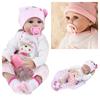 42cm, 55cm Reborn Doll Half Vinyl Doll Cloth Body Re Doll Vinyl Limb Simulation Toy Dolls Vinyl Dolls Baby Toy Gift
