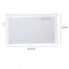 Large Capacity Simple Color Pencil Case Student Exam Series Hand Account Net Yarn Transparent Stationery Storage Supplies Bag