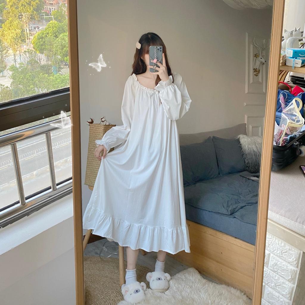 Ночные рубашки, женское платье, длинная ночная рубашка с длинным рукавом, домашняя одежда, женская одежда для сна, ночная рубашка