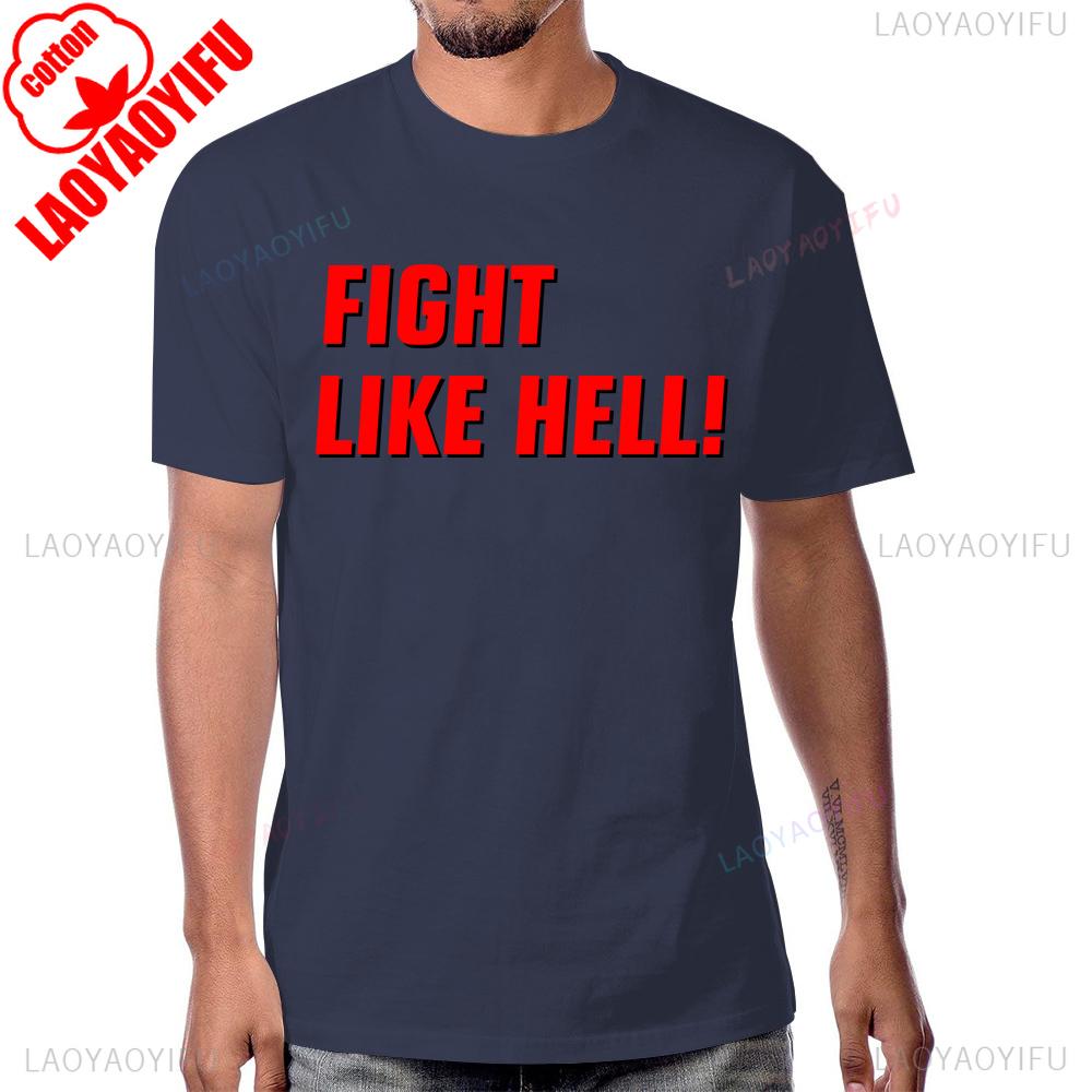 Fight Like Hell Support Postal Workers Support Workers Save USPS Tshirt Casual Cotton Streetwear Short Sleeve Summer Man Tshirt