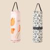 Bottom Opening Grocery Bag Holder Wall Mounted Trash Bag Container Garbage Bag Organizer  Bathroom