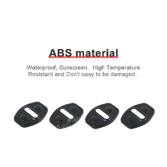 JeCar  Car Door Latch Covers Protective Decoration ABS Rust Stickers For Ford Bronco /Bronco Sport/ F150 2021 Up  Accessories