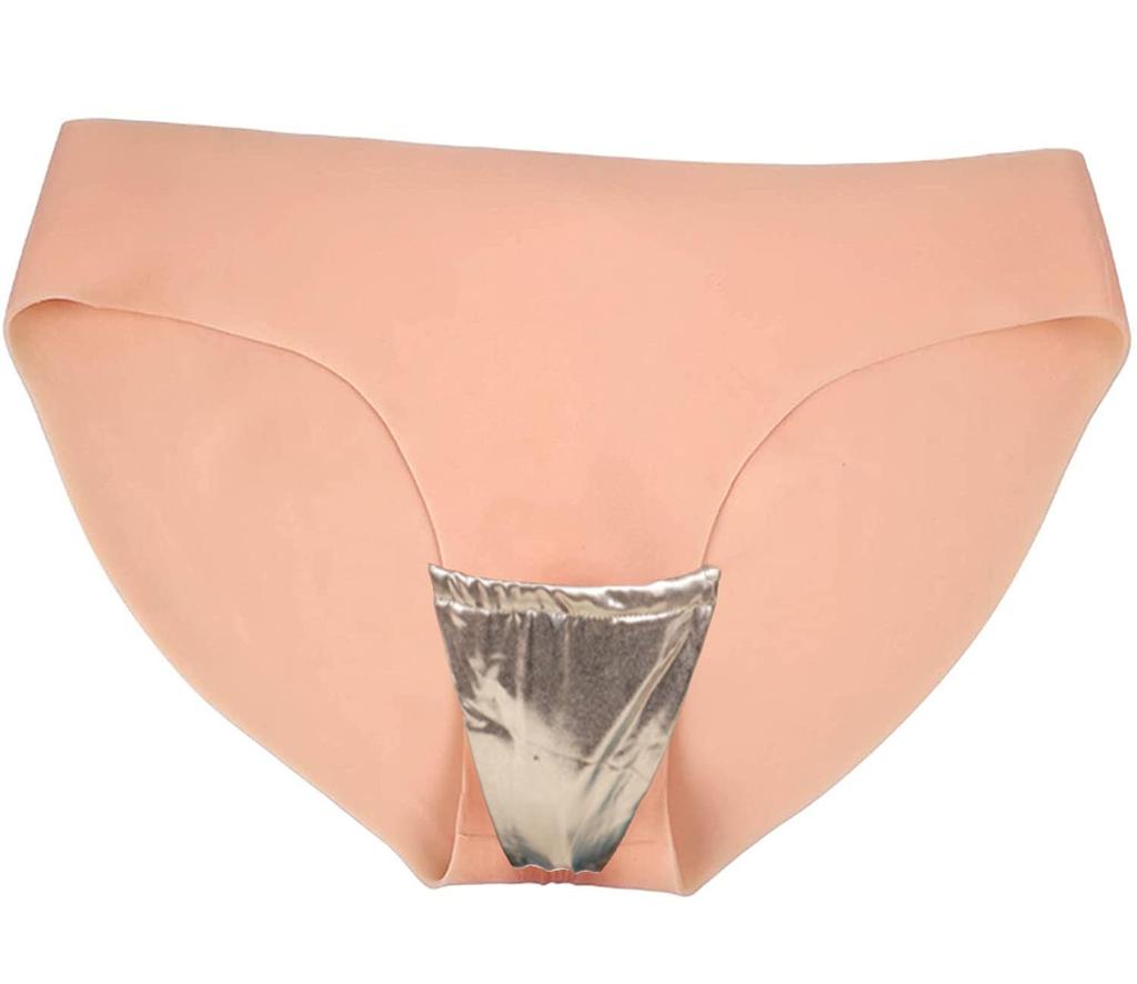 Силиконовые трусы для кроссдрессинга, женственные, треугольные, светлая кожа [sinken], Косплей, Особенности, Костюм, Стиль,