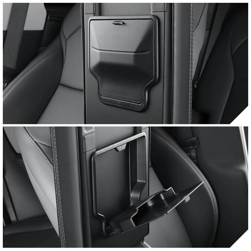 Car Armrest Hidden Storage Box For Tesla Model Y Juniper 2025 Model 3 Highland 2024-UP ABS Organizer Tray Interior Accessories