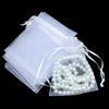Candy Party Supply Jewelry Packing White Pouches Gift Bags Drawstring Pocket Organza Gauze Sachet