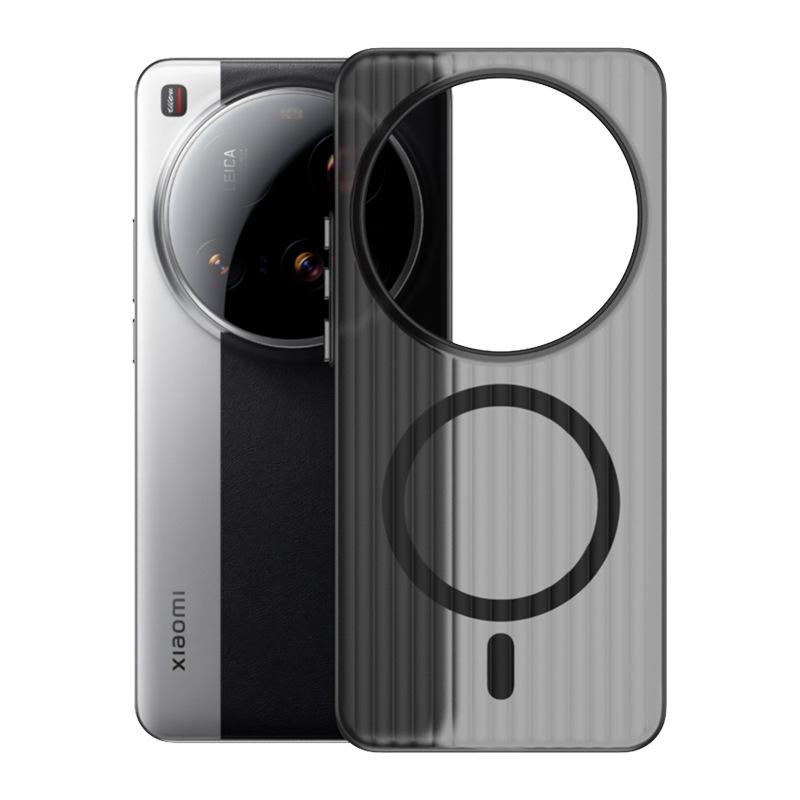 Чехол для мобильного телефона Xiaomi 17T Pro, Ледяной туман, Гофрированный узор, Магнитное крепление, Подходит для Redmi K90ProMax, 15, Матовый, Отвод тепла